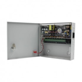 Surse alimentare 12V pentru camere Sursa alimentare CCTV 12V 10A 9 iesiri STR1210-09C Strong Euro Power