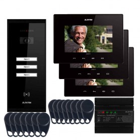 ELECTRAVideointerfon Electra Smart+ 7” pentru 3 familii montaj aparent