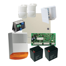 Kit alarma la efractie DSC cu sirena exterioara KIT1616EXT-BS1-OPT