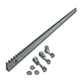Cremaliera metalica zincata 30x12 mm - lungime 1M CRM4