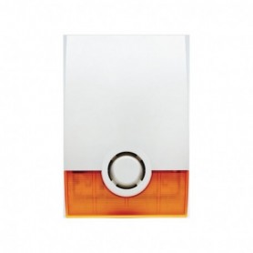 SIRENA EXTERIOR WIRELESS CU FLASH ORANGE