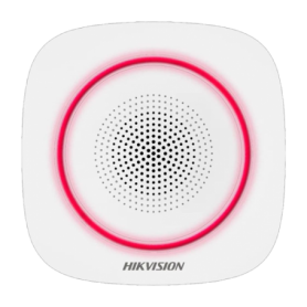 Sirena wireless AX PRO de interior cu led rosu, 868Mhz - HIKVISION DS-PS1-I-WE-R