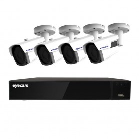 Sistem Supraveghere Video 4 Camere Exterior 5MP 2.8-12mm 60M