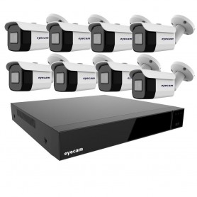 Sistem Supraveghere Video 8 Camere Exterior 5MP 3.6mm 30M