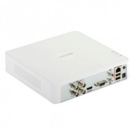 DVR 4 ch. video 1080P lite, AUDIO HDTVI 'over coaxial', H.265  - HIKVISION DS-7104HGHI-K1(S)