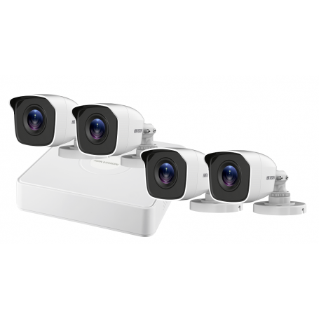 KIT 4CAMERE IP BULLET+1NVR+1HDD+4ALIM