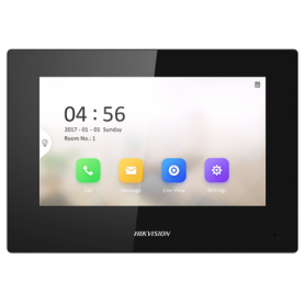 Monitor videointerfon TCP/IP, TFT LCD 7 inch touch screen, PoE - HIKVISION DS-KH6320-LE1
