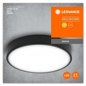 ORBIS SLIM MOIA 280MM 20W 830 BK LEDV